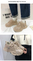 Coreano nuevo papá zapatos estudiante zapatillas versátiles mujeres casual plataforma zapatos de aumento de altura - details 11