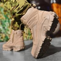 Botas de Senderismo de Alta Talla para Hombres Zapatos de Seguridad para la Tierra Caliente - details 6