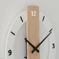 Reloj de Pared de Madera, Moderno, Silencioso, Decoración Grande para Cocina, Hogar, Sala de Estar y Dormitorio - details 2
