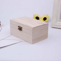 Caja de Madera de Alta Calidad S/M/L con Tapa Artesanal y Encaje Cuadrado para Decoración del Hogar y Almacenamiento de Suministros - details 26