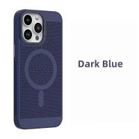 Funda de teléfono Magsafe de lujo fresca A prueba de golpes magnético con disipación de calor de malla para iPhone 16, 15, 14, 13, 12, 11 Pro Max Plus - details 23