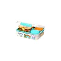 Recipientes herméticos para alimentos Sistema KLIP IT | Recipientes con tapas herméticas y apilables para comida preparada | Loncheras escolares y tarrinas pequeñas | 28 unidades (14 recipientes y sus tapas) - details 9