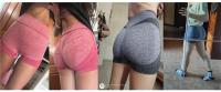 Pantalones cortos deportivos para mujer, novedad, ciclismo, trotar, Fitness, cintura alta, Push Up, pantalones cortos de gimnasio, mallas, ropa de Yoga para mujer, nuevo - details 2