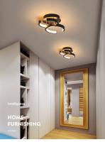 Luz LED Moderna TOMAXIN con Marco Cuadrado Negro y Blanco de 24CM para Iluminación de Salas Dormitorios y Pasados Interiores Ajustable en Color - details 8