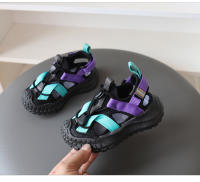 Sandalias deportivas para niños 2025 nuevos productos de verano Zapatos de malla transpirable con agujeros para niños Zapatos de playa huecos de secado rápido para niñas - details 10