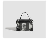 Bolso cuadrado pequeño de textura premium, bolso de mujer con patrón de cocodrilo, bolso de hombro de moda, bolso de mujer informal, versátil, de color contrastante - details 8