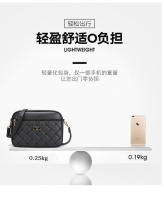 Bolso bandolera acolchado de PU con hombro cuadrado pequeño para mujer, versátil, de moda - details 15