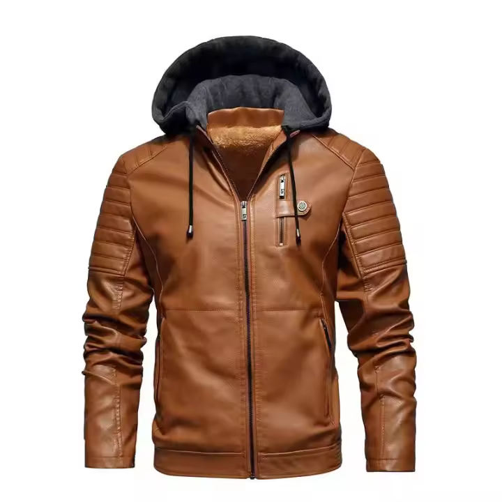 Jaet militar con capucha de moda para hombre, hecho de material sintético, con poetas ed, ligero para - 1