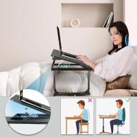 Mesa de Escritorio Plegable Pequeña Ideal para Portátil, Escritura Muebles y Organización - details 0