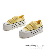 Nueva plataforma zapato blanco superior transpirable muffin zapatos casual versátil solo zapatos Velcro zapatos de las mujeres - details 5