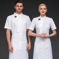 Chaqueta de Chef para hombre, camisas de cocinero de cocina de manga corta, uniforme de camarero de panadería y restaurante Unisex - details 7