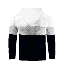 Suéter de Jacquard cálido de invierno para hombre, Sudadera con capucha de manga larga, sudaderas con capucha delgadas de otoño para hombre - details 3
