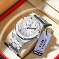POEDAGAR-Reloj original para hombres con impermeable luminoso Calendarios moda reloj de cuarzo lujo - details 7