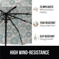 Paraguas compactos y resistentes al viento Apertura automática con un clic Reforzado con fibra de vidrio - details 50