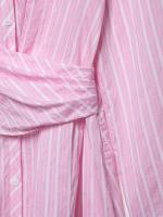 Vestido de rayas con cuello en V para mujeres europeas y americanas - details 5