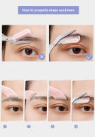 Cepillo De Cejas Profesional Para Mujer Con Tijeras De Cejas Y Cuchillo De Rostro Accesorios De Maquillaje De Acero Inoxidable - details 6