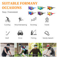 Gafas de ciclismo para hombre, lentes de protección UV a prueba de viento, polarizadas, deportivas, pesca - details 29