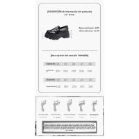Zapatos de Muffin Gruesos para Mujer Primavera 2025 Estilo Salvaje Pequeños de Cuero con Zapatos Individuales - details 0