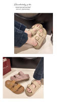 Pantuflas mujer 2025 nuevas con falda, zapatillas geniales de suela gruesa - details 8