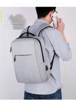 Mochila de negocios para hombre, versión coreana, bolsa de viaje de moda, mochila informal para estudiantes, minimalista y a la - details 2
