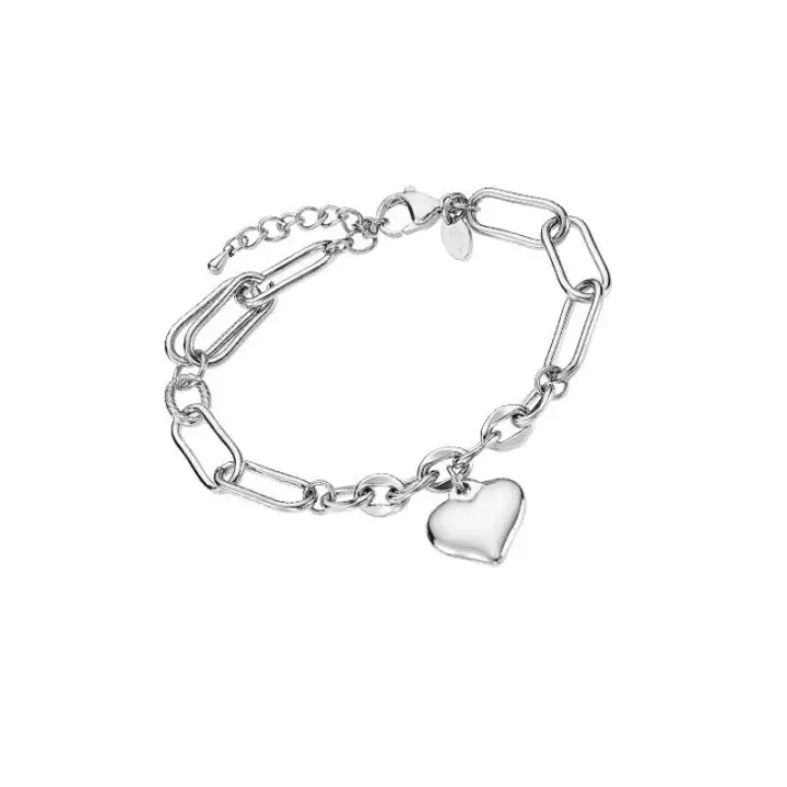 Pulsera Corazón de Acero Inoxidable para Mujer - 1