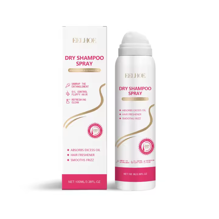 Lazy Fluffy Gel refrescante desengrasante lavado libre que forma el spray para el cabello seco de larga duración - 1