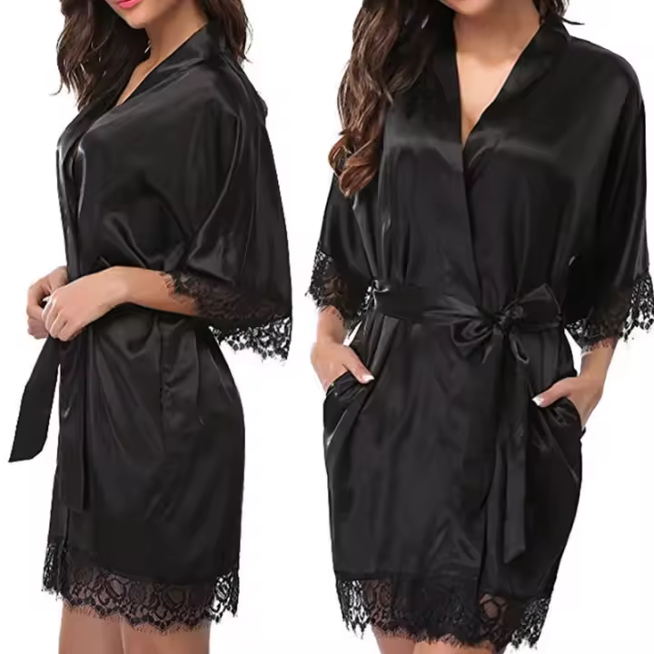 Silk Tango Brilliant Cover Ropa de dormir de moda de gran tamaño para mujer - 1