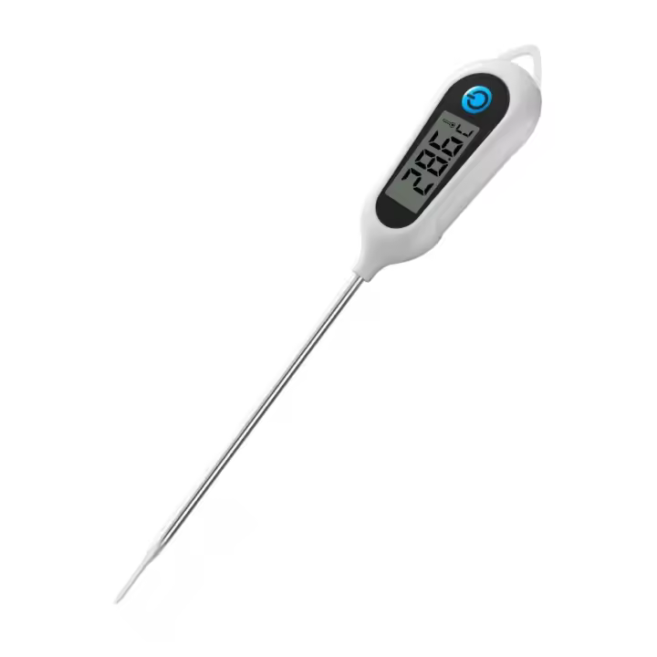 Termómetro para alimentos Sonda de acero inoxidable Termómetro de aceite Temperatura de agua líquida Temperatura de leche Termómetro alto Termómetro de alta precisión - 1