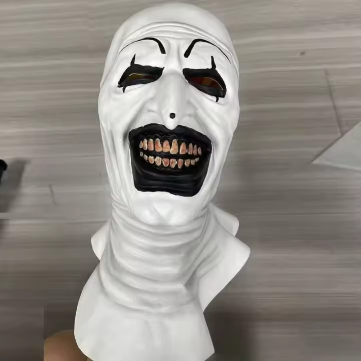 Disfraz de Cosplay de Art The Clown de la Película Terrifier 2, Mono, Disfraces de Halloween, Máscara para Hombres y Mujeres - 1