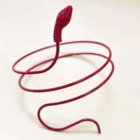 Punk moda serpiente en espiral espiral superior brazo Cufrmlet brazalete pulsera hombres mujeres joyería - details 4