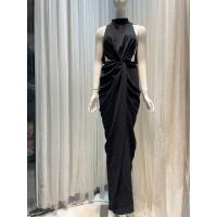 Primavera nicho diseño de alta dama puro deseo colgar cuello flaco francés calado retorcido shell fuga cintura vestido - details 27