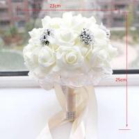 Ramo de Flores Artificiales ROSE para Novia y Demostrador Perfectlifeoh Hecho en China Decoración de Boda - details 0