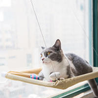 Hamacas para Gatos Percha de Ventana Cama de Gato Montada en la Ventana Ahorradora de Espacio con Ventosas para Mascotas - details 1