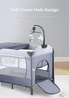 PANGDUBE-cuna multifuncional para bebé de 0 a 3 años, cama para recién nacido de 104x76cm, cunas con cambiador, Corralito, cama para dormir - details 6