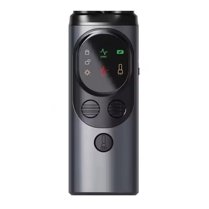 Repelente ultrasónico, dispositivo de entrenamiento antihadridos, Repelente de Perros recargable de Alta Potencia con interior LED - 1