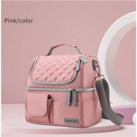 Nueva bolsa de almuerzo bolsa de viaje portátil oblicua span multifunción de gran capacidad aislamiento térmico bolsa de almuerzo impermeable bolsa de picnic - details 12