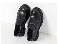 Zapatos casuales de cuero de vestir de diseñador para hombre, fáciles de usar, talla grande, nueva punta redonda alta - details 10