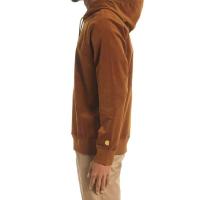 Sudadera con capucha de pana marrón pesada bordada con logotipo premium de alta calidad Decheng Oem - details 6