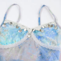 BUNO-Conjunto de vestido transparente con estampado Tie Dye para vacaciones, estilo playero, conjuntos sexys ajustados de 2 piezas, camisetas sin mangas, faldas trompeta de cintura baja - details 9