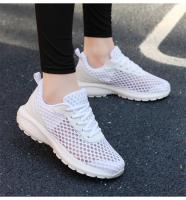 Zapatillas de deporte de moda de las mujeres ahuecadas hacia afuera ultra ligeras grandes de malla transpirable zapatos casuales de los zapatos de las mujeres - details 22