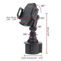 Soporte para taza de coche, soporte para teléfono móvil, soporte ajustable para taza de automóvil, envío directo - details 5