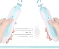 Cortaúñas Eléctrico 6 en 1 para Bebés, Protección contra Arañazos, Kit de Manicura Portátil - details 5