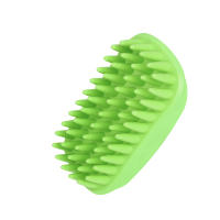 Cepillo de baño de silicona para perros y gatos, cerdas de masaje calmantes, cepillo de champú, adecuado para pelo largo y corto - details 5