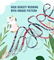 Truelove-Correa Floral para mascotas, diseño de primavera para niños pequeños, niños, niñas, perros y gatos, cuerda de peso ligero para correr, correa de entrenamiento para perros, poliéster TLL3113 - details 1