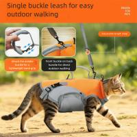 Con chaqueta enfriadora para mascotas con hombro desmontable, transpirable, soporte completo, mochila de abrazo Horizontal, manos libres - details 2