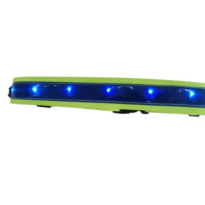 Cinturón para correr LED, banda luminosa recargable por USB, cintura elástica de alta visibilidad, luz para actividades nocturnas - 1