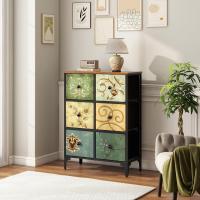Cómoda, Cómoda para Dormitorio, Unidad de Almacenamiento, Armario con 12 cajones de Tela, Muebles de Dormitorio, cómoda para Cocina, Oficina, Pasillo, Estilo rústico - details 23