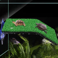 Decoración de Plataforma de Tortuga en Acuario Rampa de Césped para Reptiles - details 0