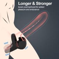 Leten Vibrador Control Remoto 4IN1 Nuevo Juguete Sensual para Parejas Estimulador de Perineum y Testículos Retrasador de Ejaculación Salud - details 8