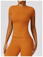 Camiseta Deportiva de Yoga de Nylon Secado Rápido Manga Corta Para Fitness al Aire Libre - details 1